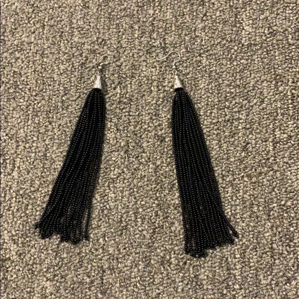 ASOS beaded tassel earrings